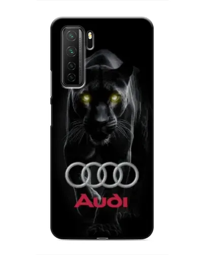 Чехол для Honor 30s с картинкой «Пантера и Audi»