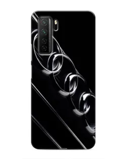 Чехол для Honor 30s с картинкой «Audi — абстрактные кольца»