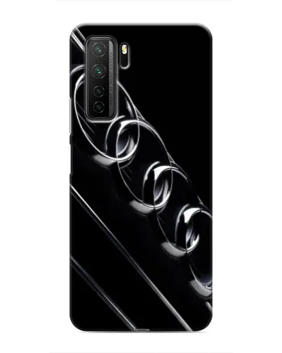 Чехол для Honor 30s с картинкой «Audi — абстрактные кольца»