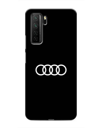 Чехол для Honor 30s с картинкой «Audi White Logo»