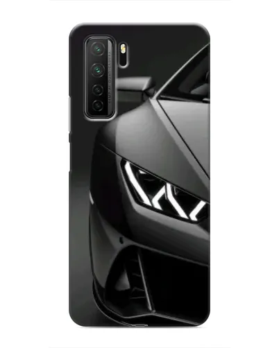 Чехол для Honor 30s с картинкой «Lamborghini фары детализация»