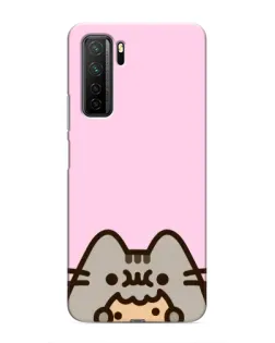 Чехол для Honor 30s с картинкой «Pusheen и печенье» Чехол для Honor 30s с картинкой «Pusheen и печенье»