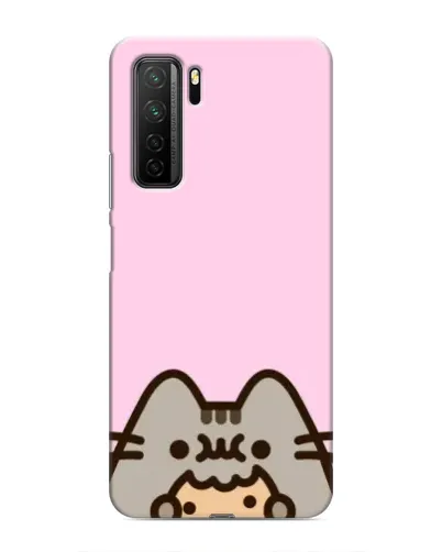 Чехол для Honor 30s с картинкой «Pusheen и печенье»