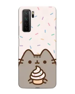 Чехол для Honor 30s с картинкой «Пушин с кексом» Чехол для Honor 30s с картинкой «Пушин с кексом»