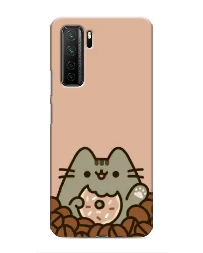 Чехол для Honor 30s с картинкой «Кофейный Пушин»