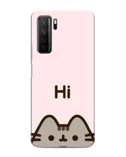 Чехол для Honor 30s с картинкой «Пушин говорит Hi» Чехол для Honor 30s с картинкой «Пушин говорит Hi»