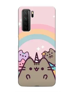 Чехол для Honor 30s с картинкой «Единорог Pusheen» Чехол для Honor 30s с картинкой «Единорог Pusheen»