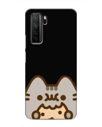Чехол для Honor 30s с картинкой «Пушин на черном»
