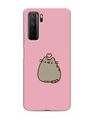 Чехол для Honor 30s с картинкой «Pusheen сердце»