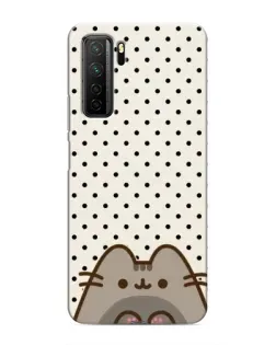 Чехол для Honor 30s с картинкой «Пушин в горошек»