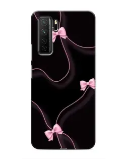Чехол для Honor 30s с картинкой «Розовые ленты»