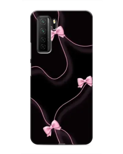 Чехол для Honor 30s с картинкой «Розовые ленты»