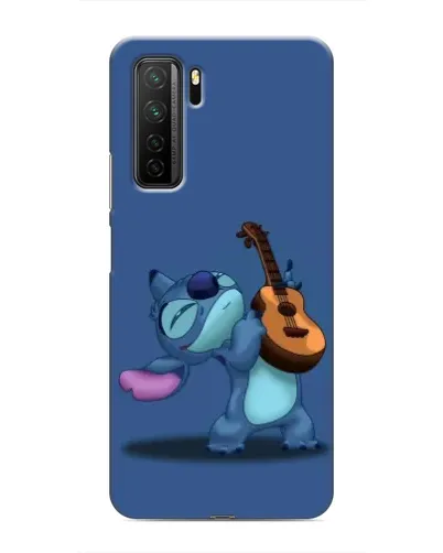 Чехол для Honor 30s с картинкой «Стич с укулеле»