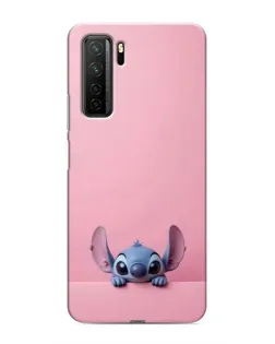 Чехол для Honor 30s с картинкой «Stitch выглядывает»