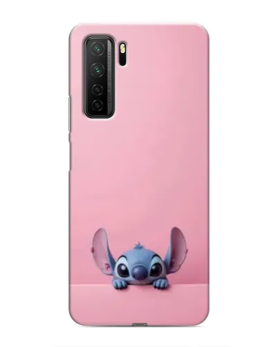 Чехол для Honor 30s с картинкой «Stitch выглядывает»