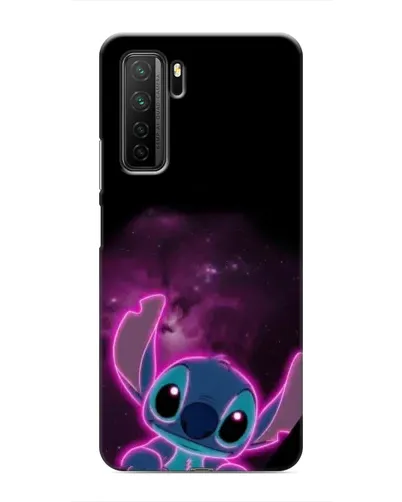 Чехол для Honor 30s с картинкой «Неоновый Stitch»
