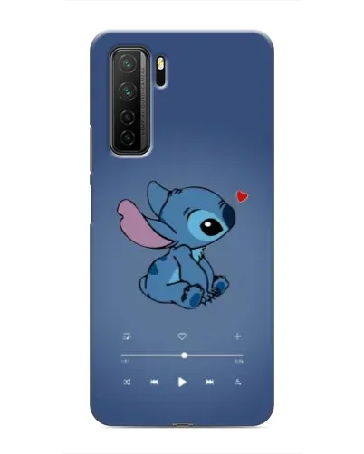 Чехол для Honor 30s с картинкой «Музыкальный Stitch»