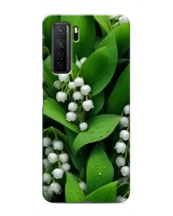 Чехол для Honor 30s с картинкой «Ландыши в зелени»