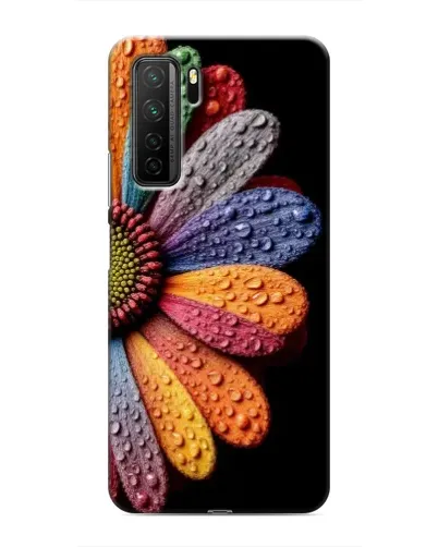 Чехол для Honor 30s с картинкой «Радужный цветок»