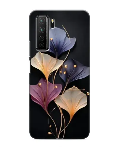 Чехол для Honor 30s с картинкой «Лиловые цветы грации»