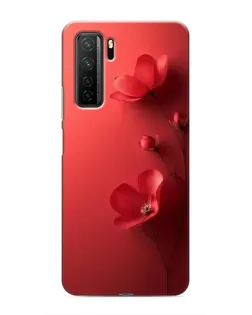 Чехол для Honor 30s с картинкой «Маковые соцветия»