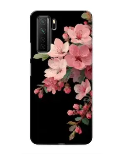 Чехол для Honor 30s с картинкой «Розовая ветка сакуры»