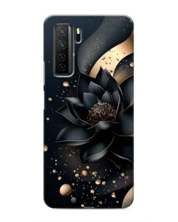 Чехол для Honor 30s с картинкой «Черный лотос»