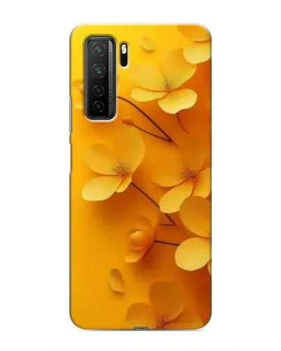Чехол для Honor 30s с картинкой «Золотые лепестки»