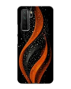 Чехол для Honor 30s с картинкой «Огненная звездная волна»