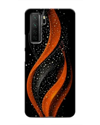 Чехол для Honor 30s с картинкой «Огненная звездная волна»