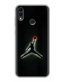 Чехол для Huawei Honor 8C с картинкой «Jordan Gradient Logo»