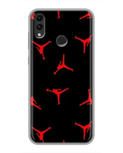 Чохол для Huawei Honor 8C з картинкою «Jordan Red Pattern»
