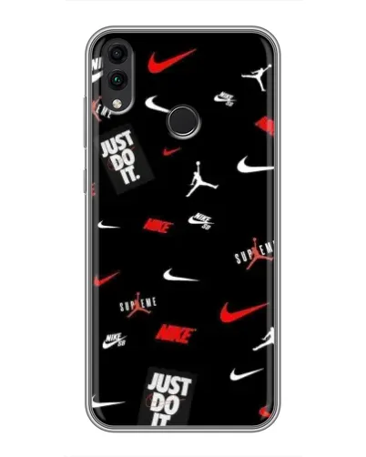 Чохол для Huawei Honor 8C з картинкою «Nike Mix Pattern»