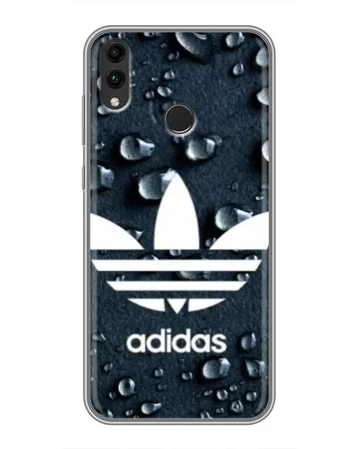 Чехол для Huawei Honor 8C с картинкой «Adidas Trefoil Blue» Чехол для Huawei Honor 8C с картинкой «Adidas Trefoil Blue»