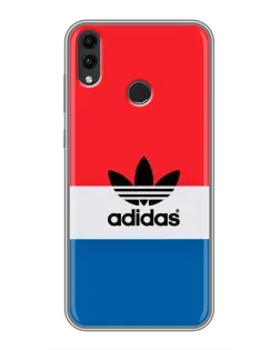 Чехол для Huawei Honor 8C с картинкой «Ретро блоки Adidas»