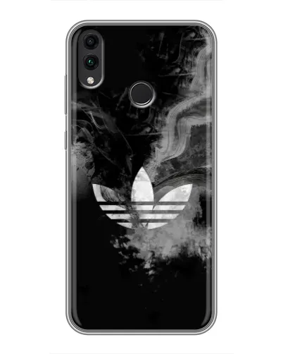 Чехол для Huawei Honor 8C с картинкой «Абстрактный дым Adidas» Чехол для Huawei Honor 8C с картинкой «Абстрактный дым Adidas»