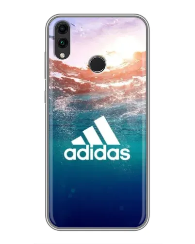 Чехол для Huawei Honor 8C с картинкой «Океанская глубина адидас» Чехол для Huawei Honor 8C с картинкой «Океанская глубина адидас»