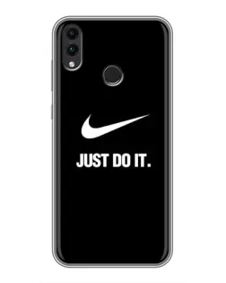 Чехол для Huawei Honor 8C с картинкой «Классический принт Nike»