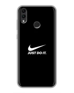 Чехол для Huawei Honor 8C с картинкой «Минимализм от Nike»