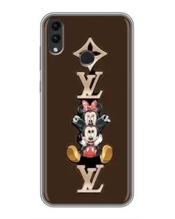 Чехол для Huawei Honor 8C с картинкой «LV и Микки Маус»