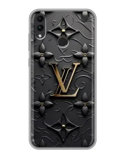 Чехол для Huawei Honor 8C с картинкой «Кожаная текстура LV»