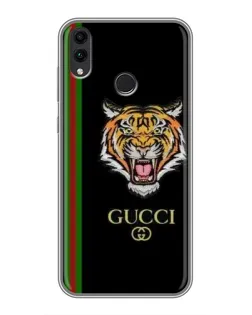 Чехол для Huawei Honor 8C с картинкой «Тигр Gucci»