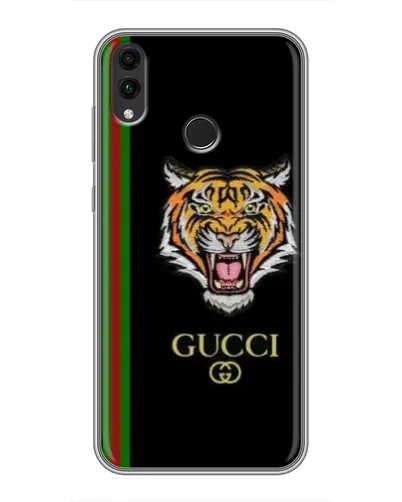 Чехол для Huawei Honor 8C с картинкой «Тигр Gucci»