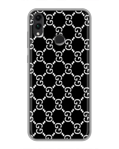 Чехол для Huawei Honor 8C с картинкой «Gucci — сетчатый паттерн»