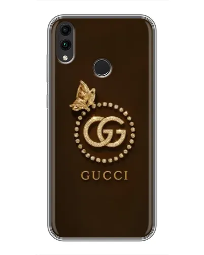 Чехол для Huawei Honor 8C с картинкой «Gucci — золотая бабочка»