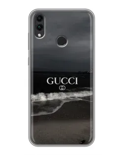 Чехол для Huawei Honor 8C с картинкой «Gucci — морской прибой»