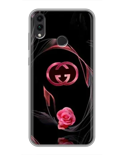 Чехол для Huawei Honor 8C с картинкой «Gucci — неоновая роза»