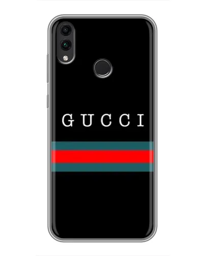 Чехол для Huawei Honor 8C с картинкой «Gucci — красный пояс»