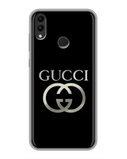 Чохол для Huawei Honor 8C з картинкою «Gucci — золото на чорному» Чохол для Huawei Honor 8C з картинкою «Gucci — золото на чорному»