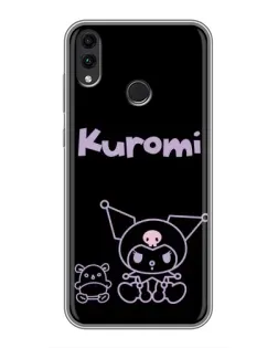 Чохол для Huawei Honor 8C з картинкою «Kuromi — чорний мінімалізм» Чохол для Huawei Honor 8C з картинкою «Kuromi — чорний мінімалізм»